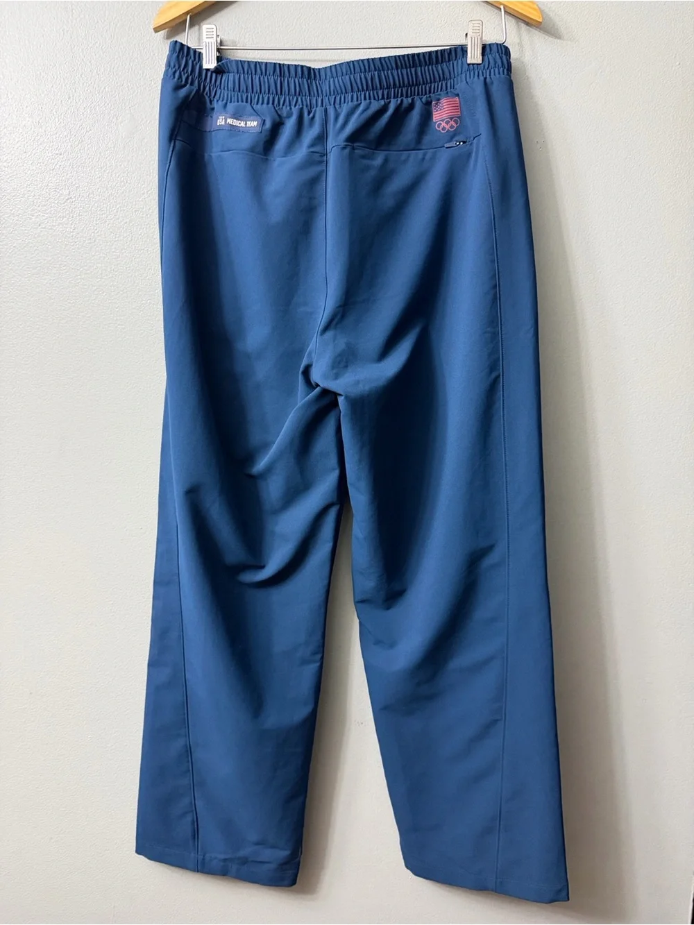 Figs Men's Blue Drawstring Casual Pants Large